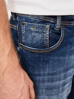 Paddock`s Jeans<Herren 5-Pocket Jeans - BEN Regular Fit blau uni