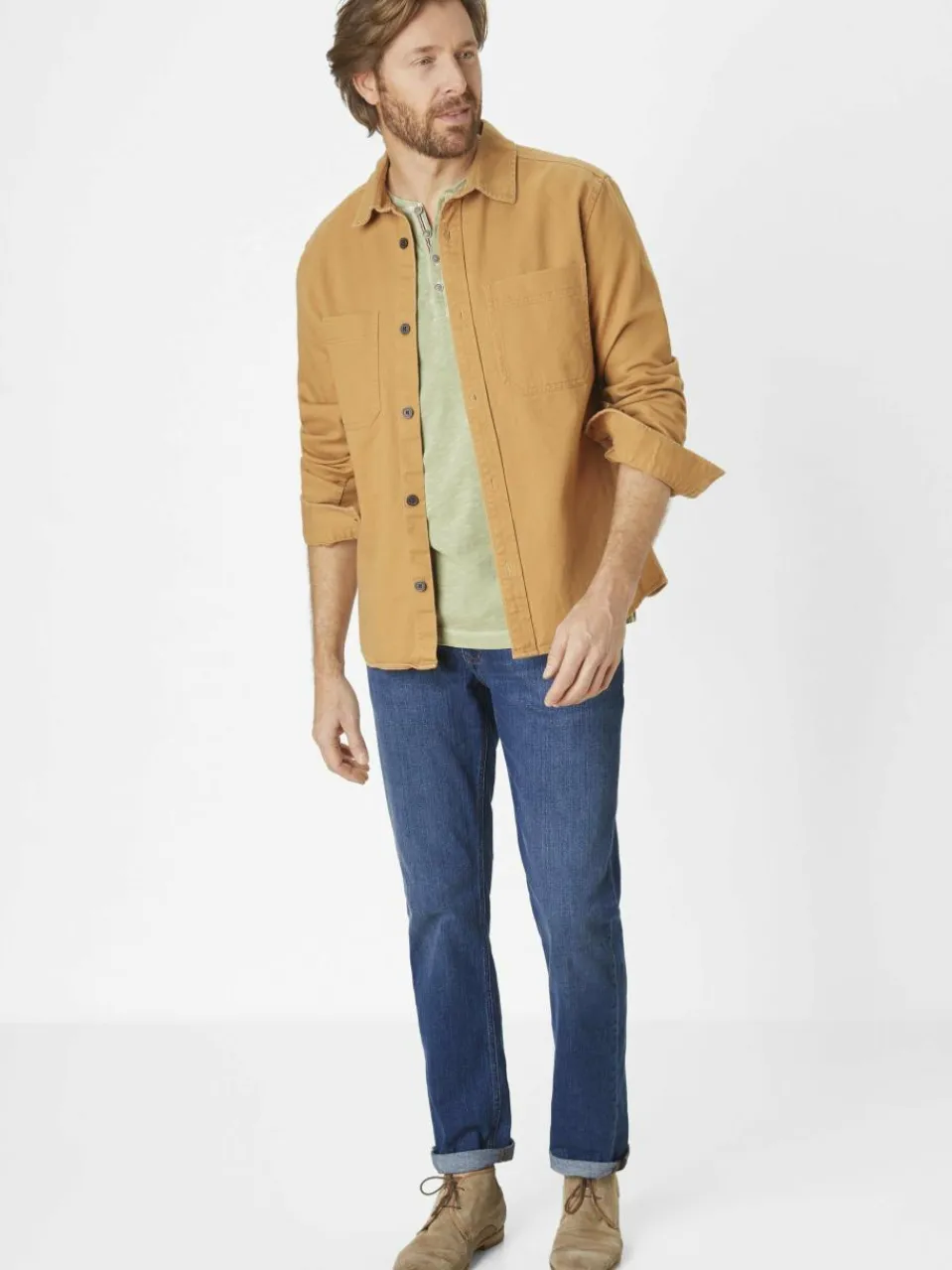 Paddock`s Jeans<Herren 5-Pocket Jeans - BEN Regular Fit blau uni