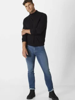 Paddock`s Jeans<Herren 5-Pocket Jeans - PIPE Saddle Stitch Slim Fit denim uni