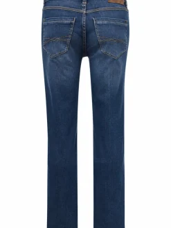 Paddock`s Jeans<Herren 5-Pocket Jeans - PIPE Slim Fit blau uni