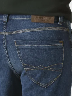 Paddock`s Jeans<Herren 5-Pocket Jeans - PIPE Slim Fit blau uni