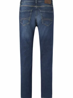 Paddock`s Jeans<Herren 5-Pocket Jeans - PIPE Slim Fit blau uni