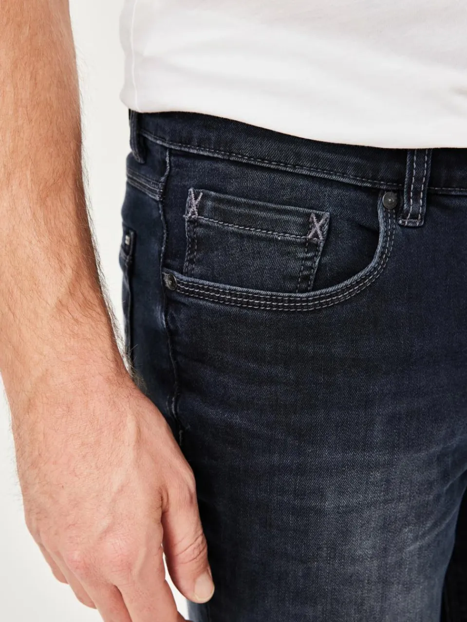 Herren Paddock`s Jeans>Herren 5-Pocket Jeans - PIPE Slim Fit
