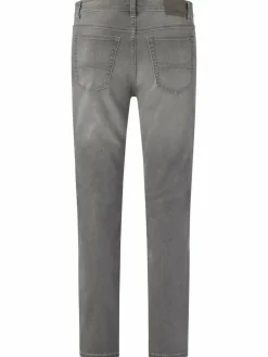Paddock`s Jeans<Herren 5-Pocket Jeans - PIPE Slim Fit grau uni