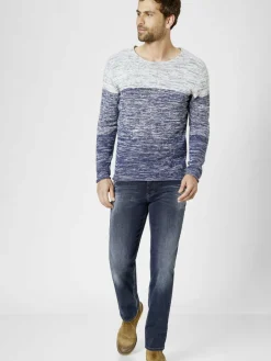 Paddock`s Jeans<Herren 5-Pocket Jeans - PIPE Slim Fit medium stone uni