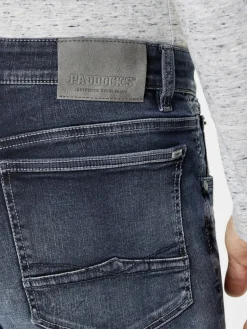Paddock`s Jeans<Herren 5-Pocket Jeans - PIPE Slim Fit medium stone uni