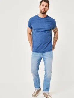 Paddock`s Jeans<Herren 5-Pocket Jeans - PIPE Slim Fit bleached uni