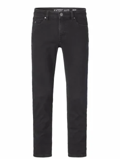 Paddock`s Jeans<Herren 5-Pocket Jeans - RANGER PIPE Regular Fit schwarz uni