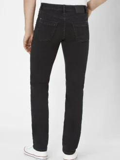 Paddock`s Jeans<Herren 5-Pocket Jeans - RANGER PIPE Regular Fit schwarz uni