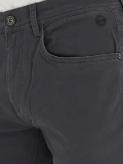 BLEND Hosen<Herren 5-Pocket-Hose - BHSaturn grau uni