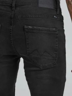 BLEND Jeans<Herren 5-Pocket-Jeans schwarz uni