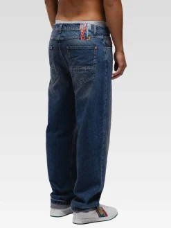 Carlo Colucci Jeans<Herren 5-Pocket-Jeans - BRONX blau uni