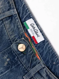 Carlo Colucci Jeans<Herren 5-Pocket-Jeans - BRONX blau uni