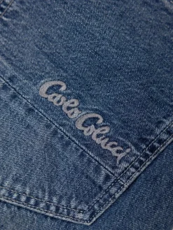 Carlo Colucci Jeans<Herren 5-Pocket-Jeans - BRONX blau uni