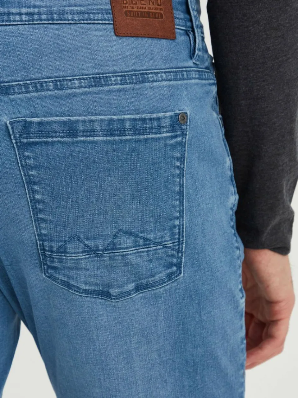 BLEND Jeans<Herren 5-Pocket-Jeans - BHBengo light stone uni