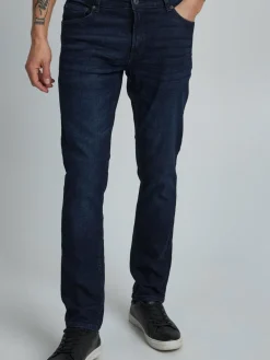 Herren Solid Hosen>Herren 5-Pocket-Jeans - SDJoy