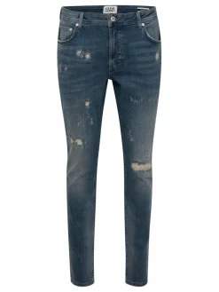 Herren Solid Jeans><noscript><img width=