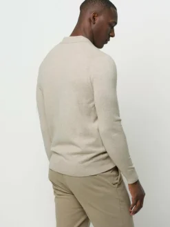 Profuomo Pullover & Strickjacken<Herren Polo sand uni