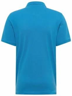Mustang Poloshirts<Herren Polo blau uni