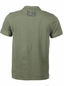 Topgun Poloshirts<Herren Polo grün uni