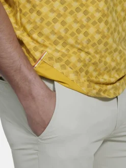 MEYER Poloshirts<Herren Polo - Phil gelb bedruckt
