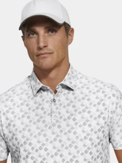 MEYER Poloshirts<Herren Polo - Phil weiß bedruckt