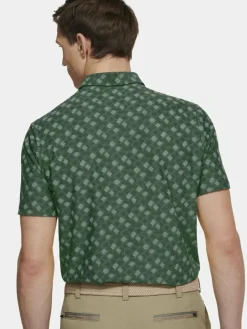 MEYER Poloshirts<Herren Polo - Phil grün bedruckt
