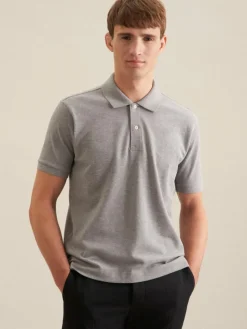 Seidensticker Poloshirts<Herren Polo - Uni grau uni