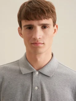 Seidensticker Poloshirts<Herren Polo - Uni grau uni