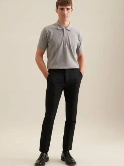 Seidensticker Poloshirts<Herren Polo - Uni grau uni