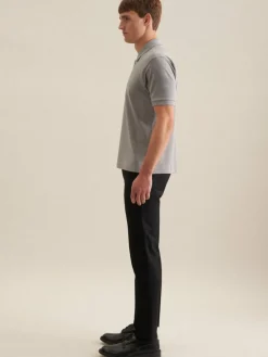 Seidensticker Poloshirts<Herren Polo - Uni grau uni