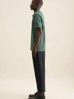 Seidensticker Poloshirts<Herren Polo - Uni grün uni