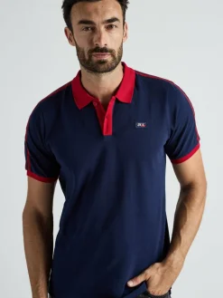 JCC Poloshirts<Herren Poloshirt blau uni