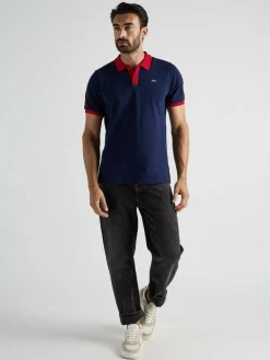 JCC Poloshirts<Herren Poloshirt blau uni