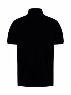 Andrew James Poloshirts<Herren Poloshirt marine weiß bedruckt