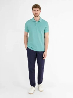 LERROS Poloshirts<Herren Poloshirt aqua uni
