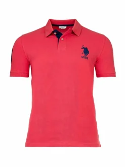 U.S. Polo Assn. Poloshirts<Herren Poloshirt rot uni
