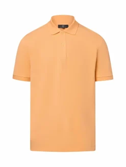 Nils Sundström Poloshirts<Herren Poloshirt aprikot uni