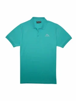 Kappa Poloshirts<Herren Poloshirt grün uni