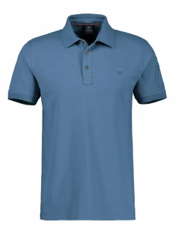 LERROS Poloshirts<Herren Poloshirt hellblau uni