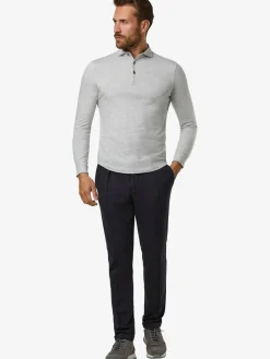 Profuomo Poloshirts|Shirts<Herren Poloshirt grau uni