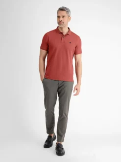LERROS Poloshirts<Herren Poloshirt rot uni