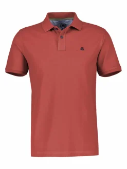 LERROS Poloshirts<Herren Poloshirt rot uni