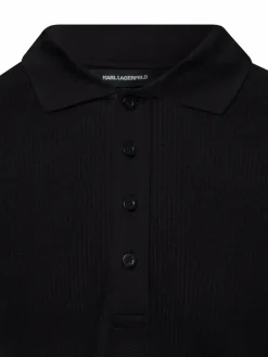 KARL LAGERFELD Poloshirts<Herren Poloshirt schwarz uni