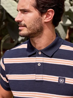 LERROS Poloshirts<Herren Poloshirt marine gestreift