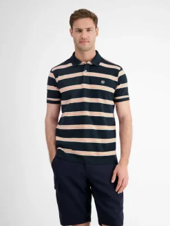 LERROS Poloshirts<Herren Poloshirt marine gestreift
