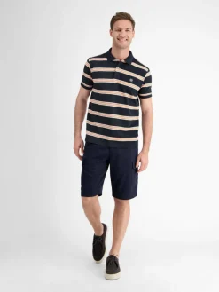 LERROS Poloshirts<Herren Poloshirt marine gestreift