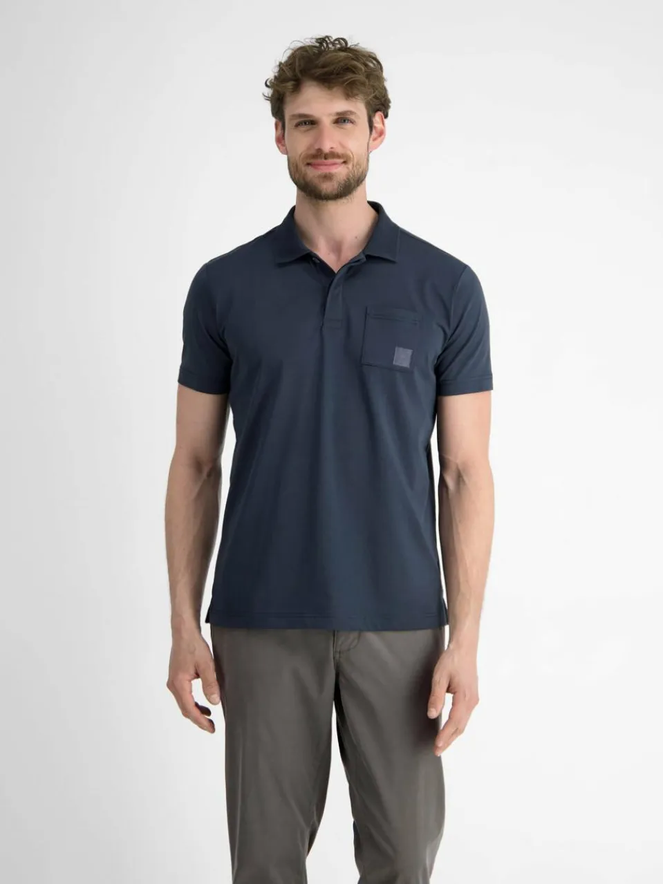 LERROS Poloshirts<Herren Poloshirt marine uni