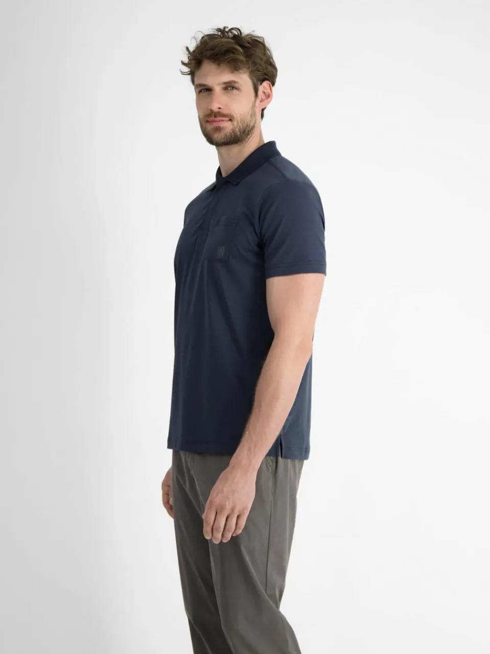 LERROS Poloshirts<Herren Poloshirt marine uni