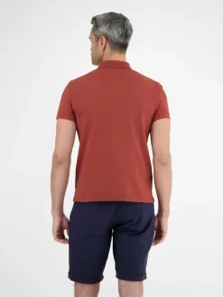 LERROS Poloshirts<Herren Poloshirt rot uni